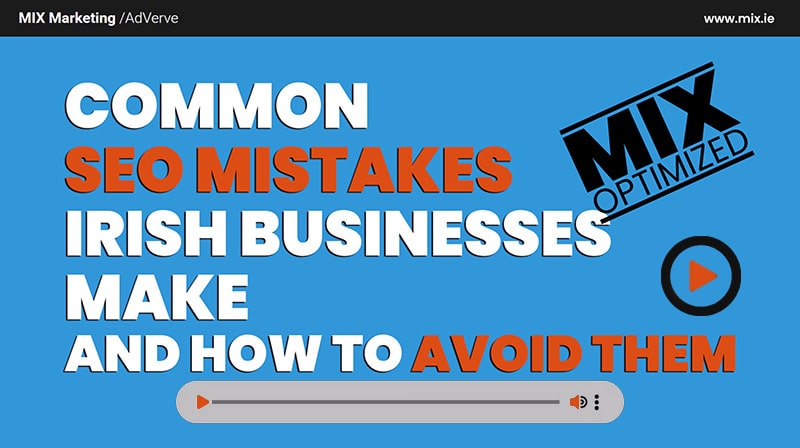 Common SEO mistakes video
