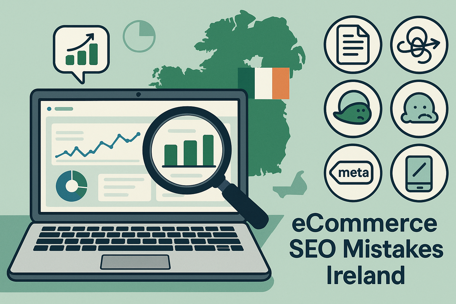 Common SEO Mistakes Made by E-Commerce Websites in Ireland